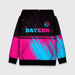 Детская толстовка Bayern - neon gradient: символ сверху