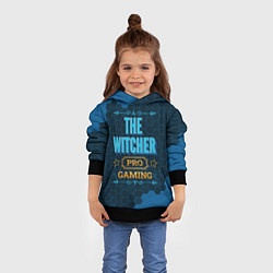 Толстовка-худи детская Игра The Witcher: pro gaming, цвет: 3D-черный — фото 2