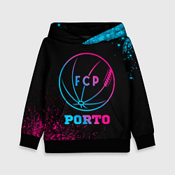 Толстовка-худи детская Porto - neon gradient, цвет: 3D-черный