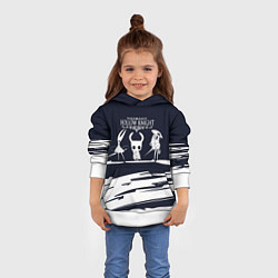 Толстовка-худи детская Hollow knight - краска, цвет: 3D-белый — фото 2