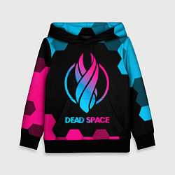 Толстовка-худи детская Dead Space - neon gradient, цвет: 3D-черный