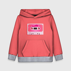 Толстовка-худи детская BTS cassette, цвет: 3D-меланж