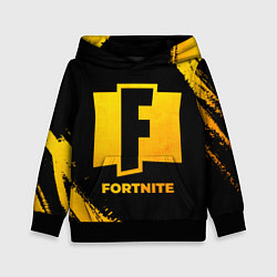 Детская толстовка Fortnite - gold gradient