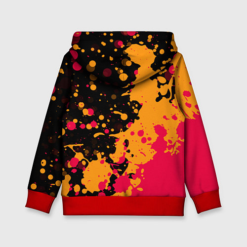 Детская толстовка Roma Краска / 3D-Красный – фото 2