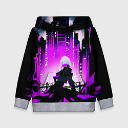 Толстовка-худи детская Люси из аниме Cyberpunk Edgerunners, цвет: 3D-меланж