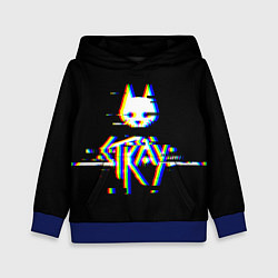 Детская толстовка Stray glitch logo