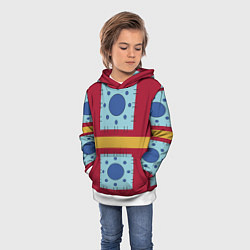 Толстовка-худи детская Луффи One Piece - Вано, цвет: 3D-белый — фото 2