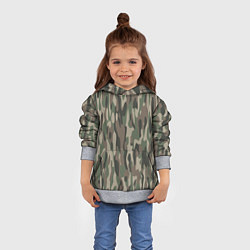Толстовка-худи детская Камуфляж ВСР-93 вертикалка, цвет: 3D-меланж — фото 2