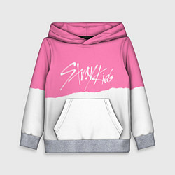 Детская толстовка Stray Kids pink and white