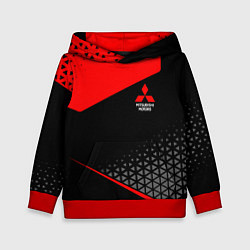 Толстовка-худи детская Mitsubishi - Sportwear, цвет: 3D-красный