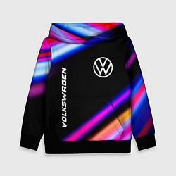 Толстовка-худи детская Volkswagen speed lights, цвет: 3D-черный