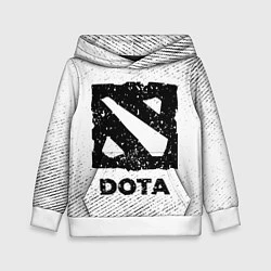 Детская толстовка Dota с потертостями на светлом фоне