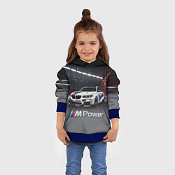 Толстовка-худи детская BMW M 240 i Racing - Motorsport - M Power, цвет: 3D-синий — фото 2