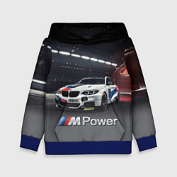 Толстовка-худи детская BMW M 240 i Racing - Motorsport - M Power, цвет: 3D-синий