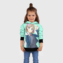 Толстовка-худи детская Милая Кэкэ Тан - Живая любовь Суперзвезда, цвет: 3D-черный — фото 2