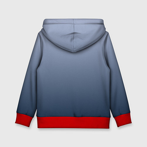 Детская толстовка Кролик в китайском халате / 3D-Красный – фото 2