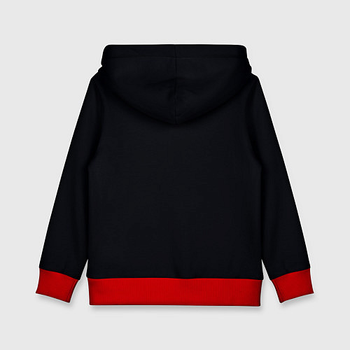 Детская толстовка Китайский дракон - ирезуми / 3D-Красный – фото 2