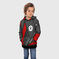 Толстовка-худи детская Jeep sports racing, цвет: 3D-черный — фото 2