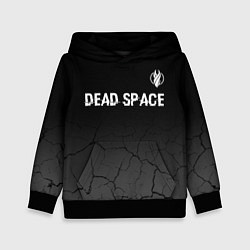 Детская толстовка Dead Space glitch на темном фоне: символ сверху