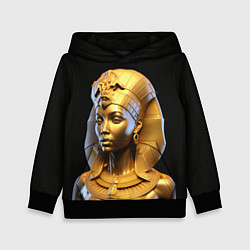 Детская толстовка Нейросеть - золотая египетская богиня