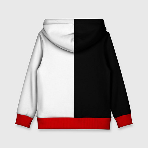 Детская толстовка Drain Face ZXC / 3D-Красный – фото 2