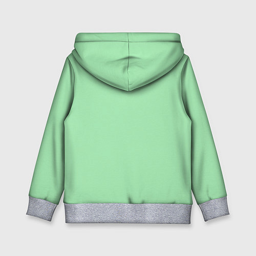 Детская толстовка Мятный радуга / 3D-Меланж – фото 2