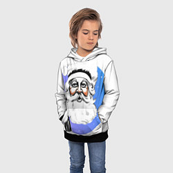 Толстовка-худи детская Скоро праздник, цвет: 3D-черный — фото 2