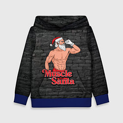 Детская толстовка Muscle Santa