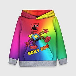 Толстовка-худи детская Project Playtime: Boxy Boo, цвет: 3D-меланж