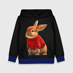 Детская толстовка Кролик в свитере