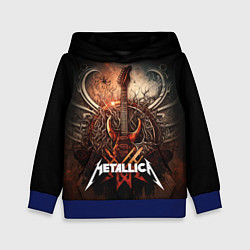 Детская толстовка Metallica гитара и логотип