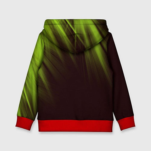 Детская толстовка Хищная акула / 3D-Красный – фото 2