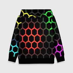 Детская толстовка Gradient hexagon genshin