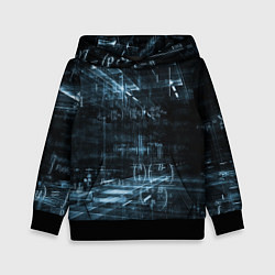 Толстовка-худи детская Формулы подсказки, цвет: 3D-черный