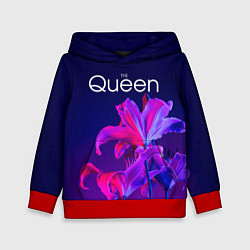 Детская толстовка The Queen Королева и цветы