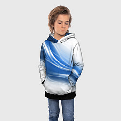 Толстовка-худи детская Ледяной поток ветра, цвет: 3D-черный — фото 2