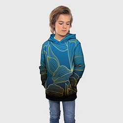 Толстовка-худи детская Vanguard floral pattern, цвет: 3D-черный — фото 2