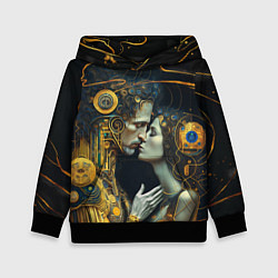 Детская толстовка Gustav Klimt Cyberpunk