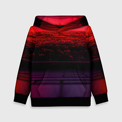 Детская толстовка Пурпурный закат-арт
