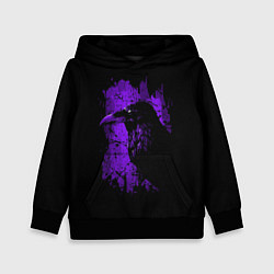 Детская толстовка Dark purple raven