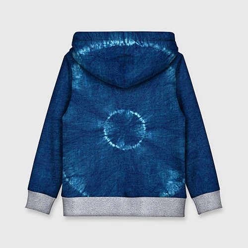 Детская толстовка Знак Весы на фоне тай-дай / 3D-Меланж – фото 2