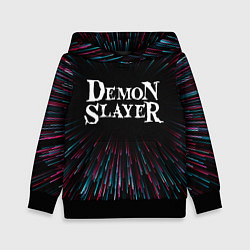 Толстовка-худи детская Demon Slayer infinity, цвет: 3D-черный