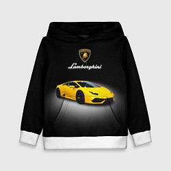 Детская толстовка Спорткар Lamborghini Aventador