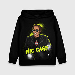 Детская толстовка Ник Кейдж