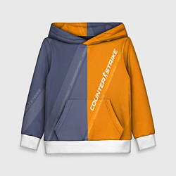 Детская толстовка Counter Strike 2 Blue Orange Pattern