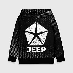 Детская толстовка Jeep с потертостями на темном фоне