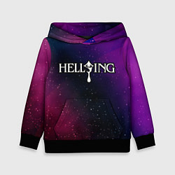 Детская толстовка Hellsing gradient space