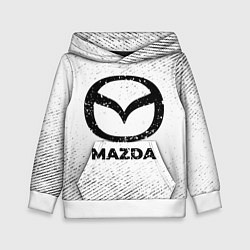 Детская толстовка Mazda с потертостями на светлом фоне