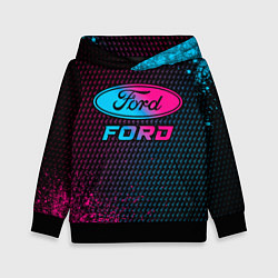 Детская толстовка Ford - neon gradient