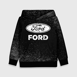 Детская толстовка Ford с потертостями на темном фоне